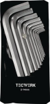 Winkelschraubendrehersatz ISO 2936 10-teilig, 6KT SW2-14 mm, abgewinkelt Tecwerk 825100