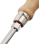 Schraubendreher mit Holzgriff SchneidenB=5 mm, KlingenL=90 mm Tecwerk 827002