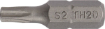 Schrauber Bit m Bohrung 1/4" 6KT L= 25 Tecwerk