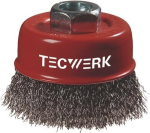 Topfbürste Stahl Ø 60 mm M14 Draht-Ø 0,3 mm Tecwerk 841160