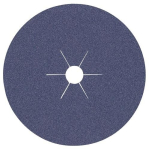 Vulkanfiber-Schleifscheibe für V2A, 125 mm Dm, K36 Tecwerk 841666