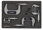 Bügelmessschraubensatz DIN 863/1 0-100 mm Tecwerk 851150