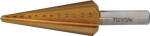 Blechschälbohrer HSS-TiN D= 6 mm 3-14 mm L.58 mm, Tecwerk 862041