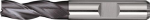 Schaftfräser DIN 844 Typ N Ø 9 mm, HSS-Co8 TiCN, 3 Schneiden lang Tecwerk 866023