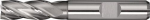 Schaftfräser DIN 844 Typ N Ø 3 mm, HSS-Co8, 4 Schneiden kurz Tecwerk 866322
