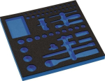 Werkzeugmodul, 55-teilig Leereinlage 2/3-Modul Tecwerk 871258