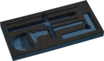 Werkzeugmodul, 6-teilig Leereinlage 1/3-Modul Tecwerk 871267