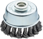 Topfbürste für Winkelschleifer gezopft 65 mm Vigor V6801-65