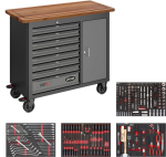 Mobile Werkbank 256-tlg. Vigor V5156