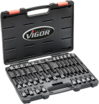 Schraubendrehereinsatzsatz 3/8″ Innen-6-Kt Vigor V6019