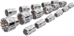 Steckschlüsseleinsatzsatz, Multiprofil 1/2″ Vigor V1898