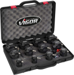 Turbosystem-Abdrückersatz 13-tlg. Vigor V4304