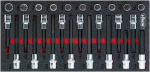 T-Griff Schraubendrehereinsatzsatz 1/2" 26-tlg. Vigor V5095