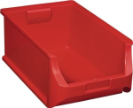 Sichtlagerkasten LxBxH 500x310x200 mm, Polypropylen rot Allit Profi-Plus