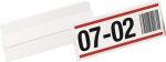 Etikettentasche selbstklebend BxH 100x38 mm transparent 10er Pack, Durable