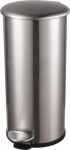 Tretabfallsammler Edelstahl 12 l DxH 211x423 mm, silber Helit the zinc