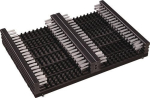 Fußmatte LxBxS 290x390x55 mm schwarz 100% Polypropylen