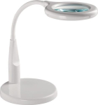 LED-Lupenleuchte Glaslinse 88,9 (3,5″) weiß runder Kopf