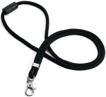 Cliphalter rundgewebt mit Karabiner Bandlänge 460 mm, schwarz Durable JoJo 10er-Pack