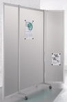Faltstellwand, Brandschutz B1 1900x1000x50 mm, Stahl silber BST Systeme