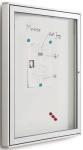 Schaukasten für Innen und Außen 12x A4 B1010xH1010 mm Rahmen eckig BST Systeme INTRO-A12