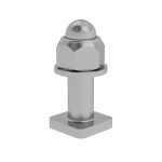 Systemgeländer T-Nut-Schraube M 8x18 mm kpl. 1 Satz = 10 STK Munk Günzburger