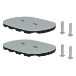 nivello Fußplatte für Gitterroste 126x89 mm Satz=2 STK Munk Günzburger