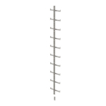 Einholmleiter Edelstahl V4A 1.4571 L=2,80 m Munk Günzburger