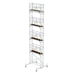 Rollgerüst SG 0,75x2,45 m m. Fahrbalken Plattformhöhe 9,70 m Munk Günzburger