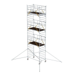 Rollgerüst SG 1,35x2,45 m mit Ausleger Doppel-Plattform 8,39 m Munk Günzburger