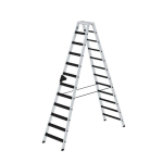 Stehleiter Alu clipstep relax 2x12 Stuf. beidseitig begehbar H=2,79 m Munk Günzburger