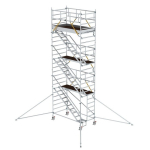 Rollgerüst SG 1,35x2,45mSchrägaufstiegen Ausleger Plattformhöhe 6,43 m Munk Günzburger