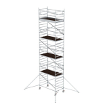 Rollgerüst 1,35x2,45 m mit Ausleger Doppel-Plattform 8,39 m Munk Günzburger