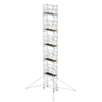 Rollgerüst SG 0,75x1,80 m mit Ausleger Plattformhöhe 10,35 m Munk Günzburger