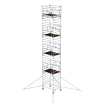 Rollgerüst SG 1,35x1,80 m mit Ausleger Doppel-Plattform 9,51 m Munk Günzburger