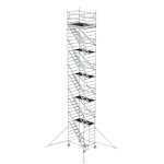 Rollgerüst 1,35x1,80 m Schrägaufstiegen Ausleger Plattformhöhe 10,35 m Munk Günzburger