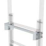 Ausstiegstritt Alu-blank Spaltmaß 100 mm Munk Günzburger