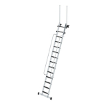 Geschossleiter 14 Stufen L=3,64 m clip-step R14 Munk Günzburger