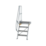 Treppe Plattform 60° Stufenbreite 600 mm 4 Stufen Munk Günzburger
