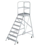 Podesttreppe einseitig begehbar 8 Stufen einseitig begehbar Arbeitshöhe=3,90 m Munk Günzburger