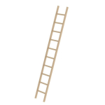 Anlegeleiter Holz 10 Sprossen ohne Traverse L=3,00 m Munk Günzburger