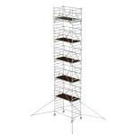 Rollgerüst SG 1,35x2,45 m mit Ausleger Doppel-Plattform 10,35 m Munk Günzburger