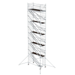 Rollgerüst 1,35x3,0 m Schrägaufstiegen Ausleger Plattformhöhe 10,35 m Munk Günzburger