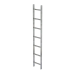 Schachtleiter Stahl feuerverz. 300 mm Lichte Weite 7 Sprossen Munk Günzburger