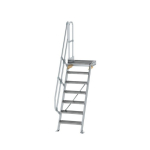 Treppe Plattform 60° Stufenbreite 600 mm 7 Stufen Munk Günzburger