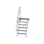 Treppe Plattform 60° Stufenbreite 800 mm 6 Stufen Munk Günzburger