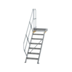 Treppe Plattform 45° Stufenbreite 600 mm 7 Stufen Munk Günzburger