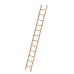 Anlegeleiter Holz 12 Sprossen ohne Traverse L=3,60 m Munk Günzburger