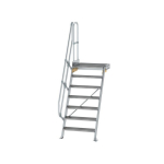 Treppe Plattform 60° Stufenbreite 800 mm 7 Stufen Munk Günzburger