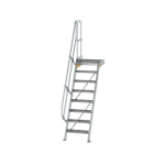 Treppe Plattform 60° Stufenbreite 600 mm 8 Stufen Munk Günzburger